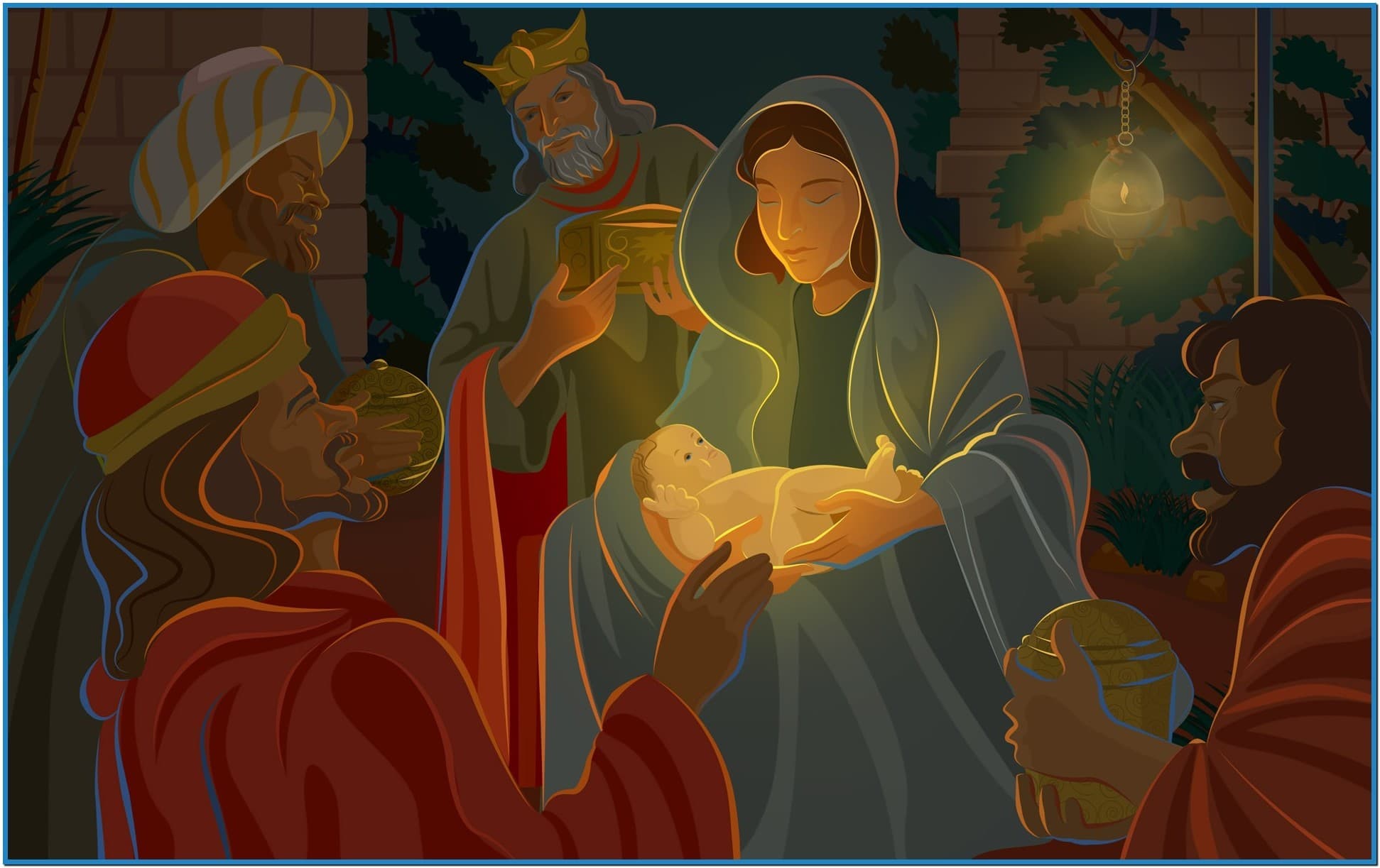 Christian Christmas Screensavers Wallpaper