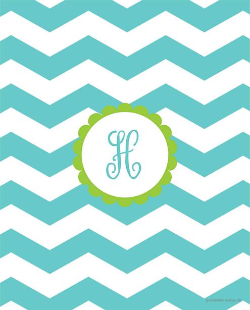 You Monogrammed Wallpaper Created By Create Monogram