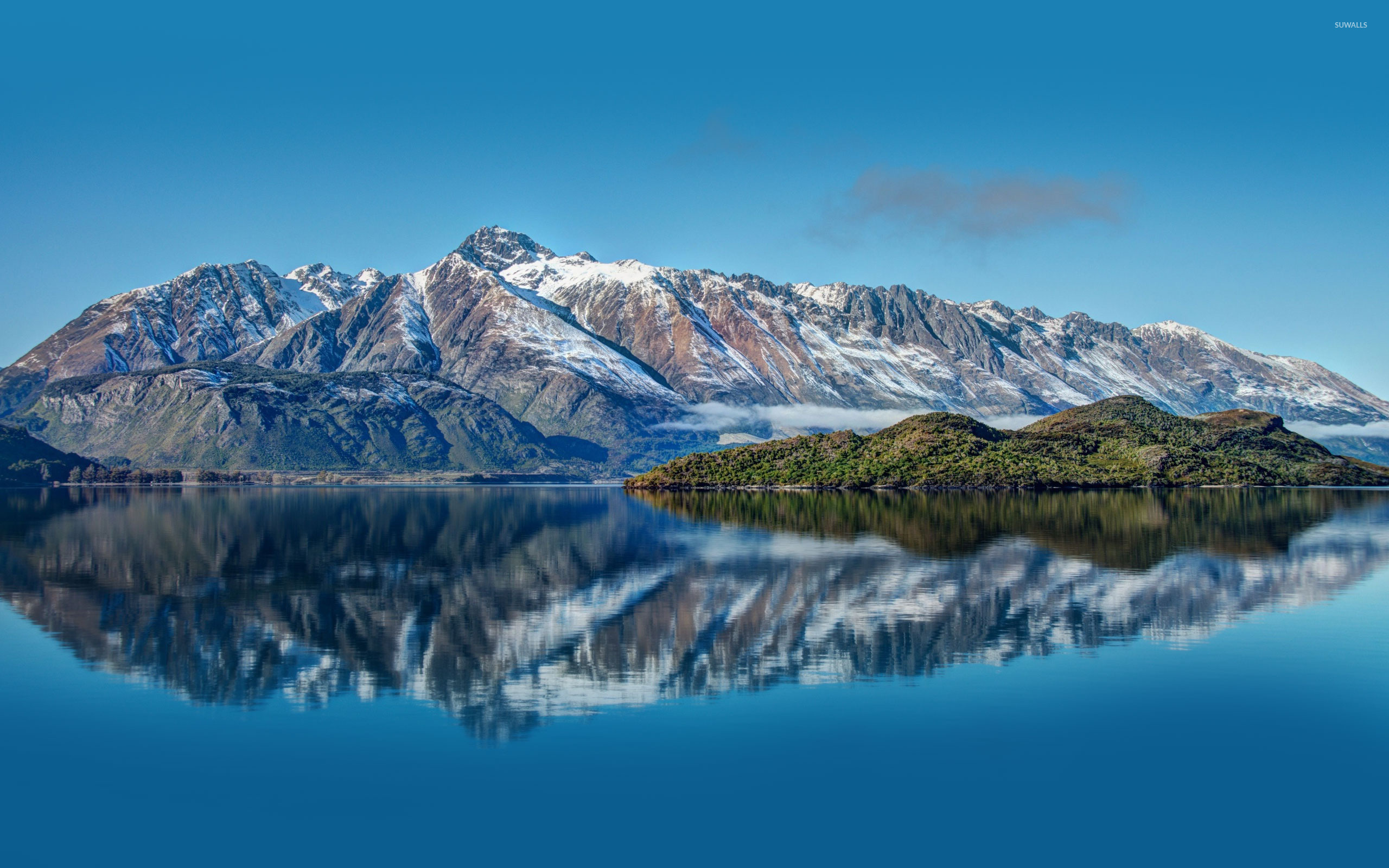 Pyramid Lake New Zealand Wallpaper
