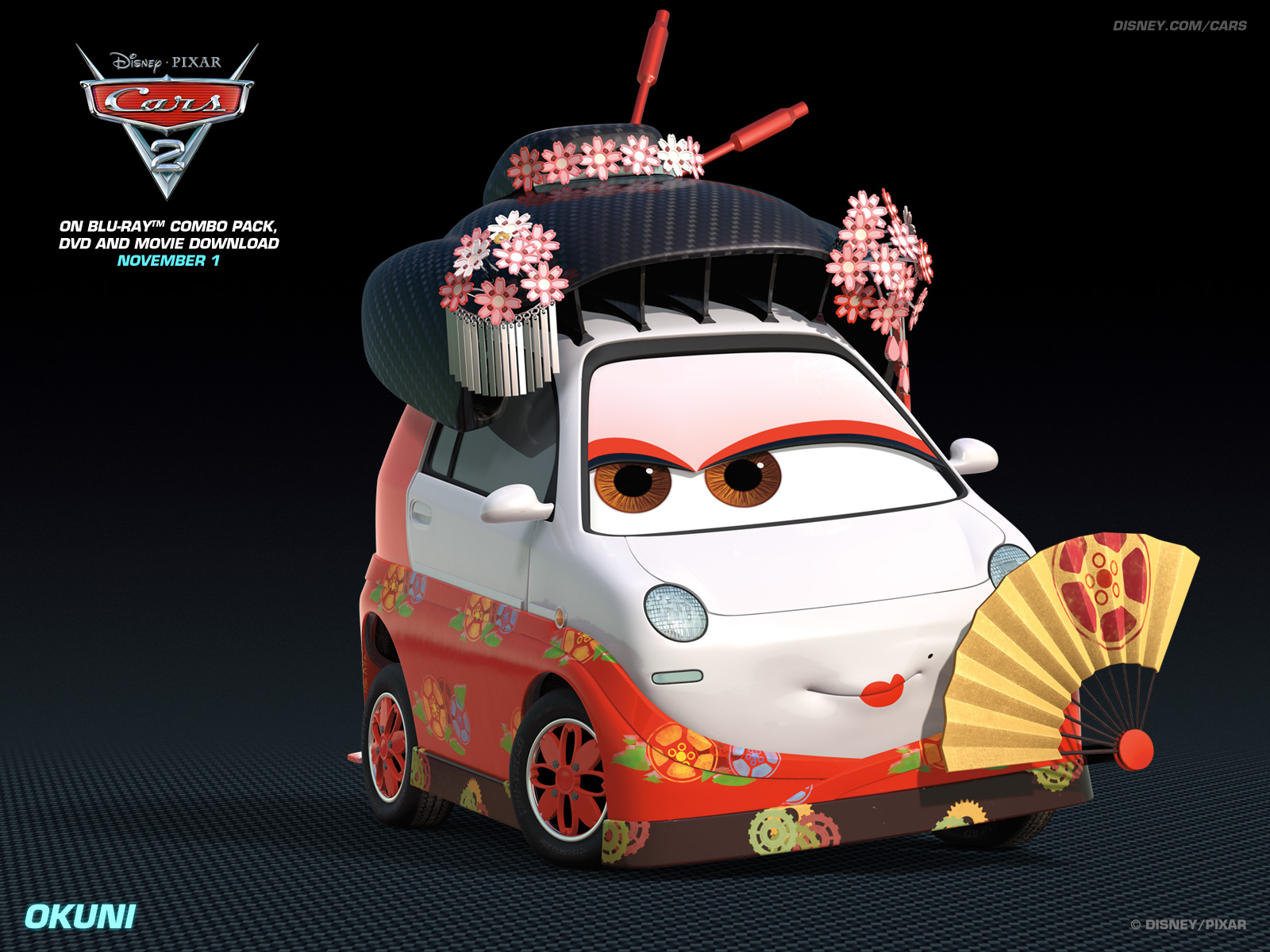 Free download Okuni Disney Pixar Cars 2 Wallpaper 28262173 [1600x1200] for  your Desktop, Mobile & Tablet | Explore 50+ Disney Cars Wallpaper | Disney  Backgrounds, Cars Wallpaper, Wallpaper Cars