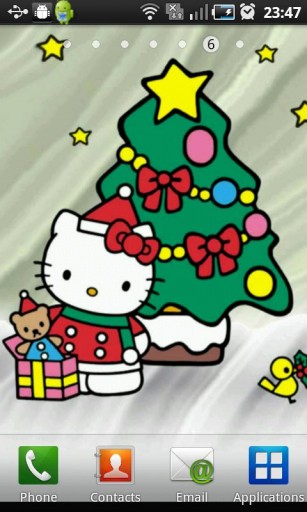 Bigger Cartoon Christmas L Wallpaper For Android Screenshot