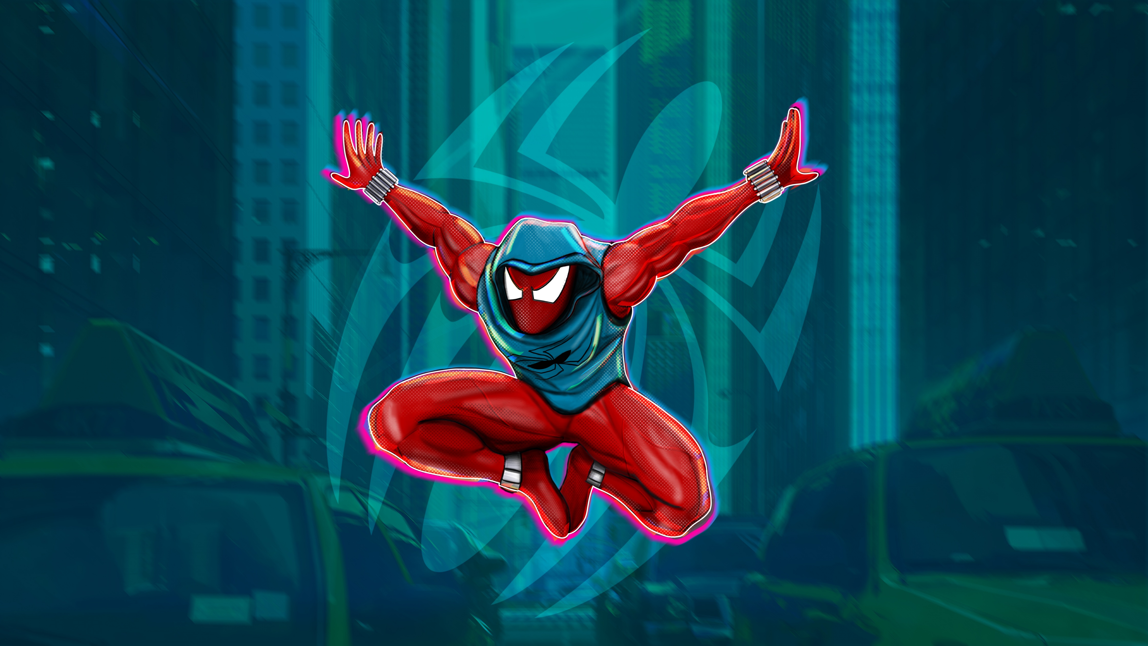 Scarlet Spider Wallpaper 4k