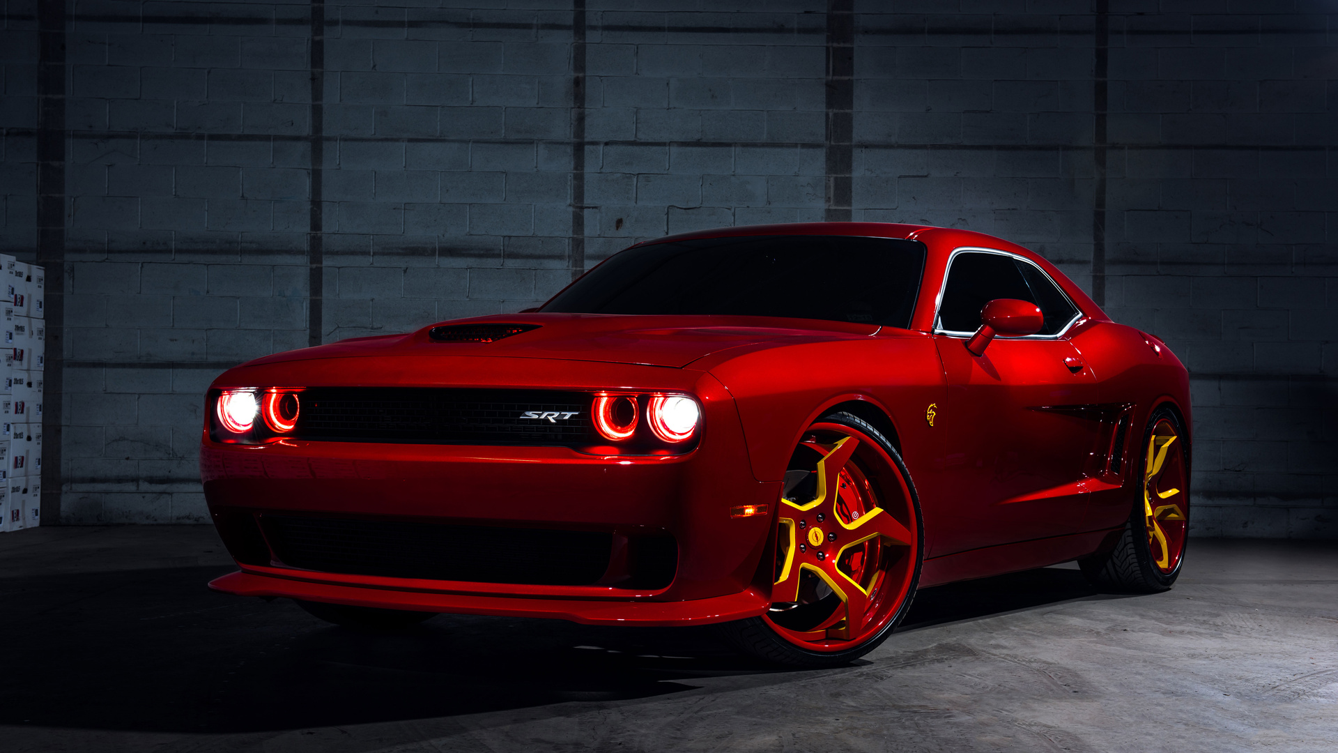 Dodge Challenger Srt Hellcat Flash Laptop Full HD 1080p Wallpaper