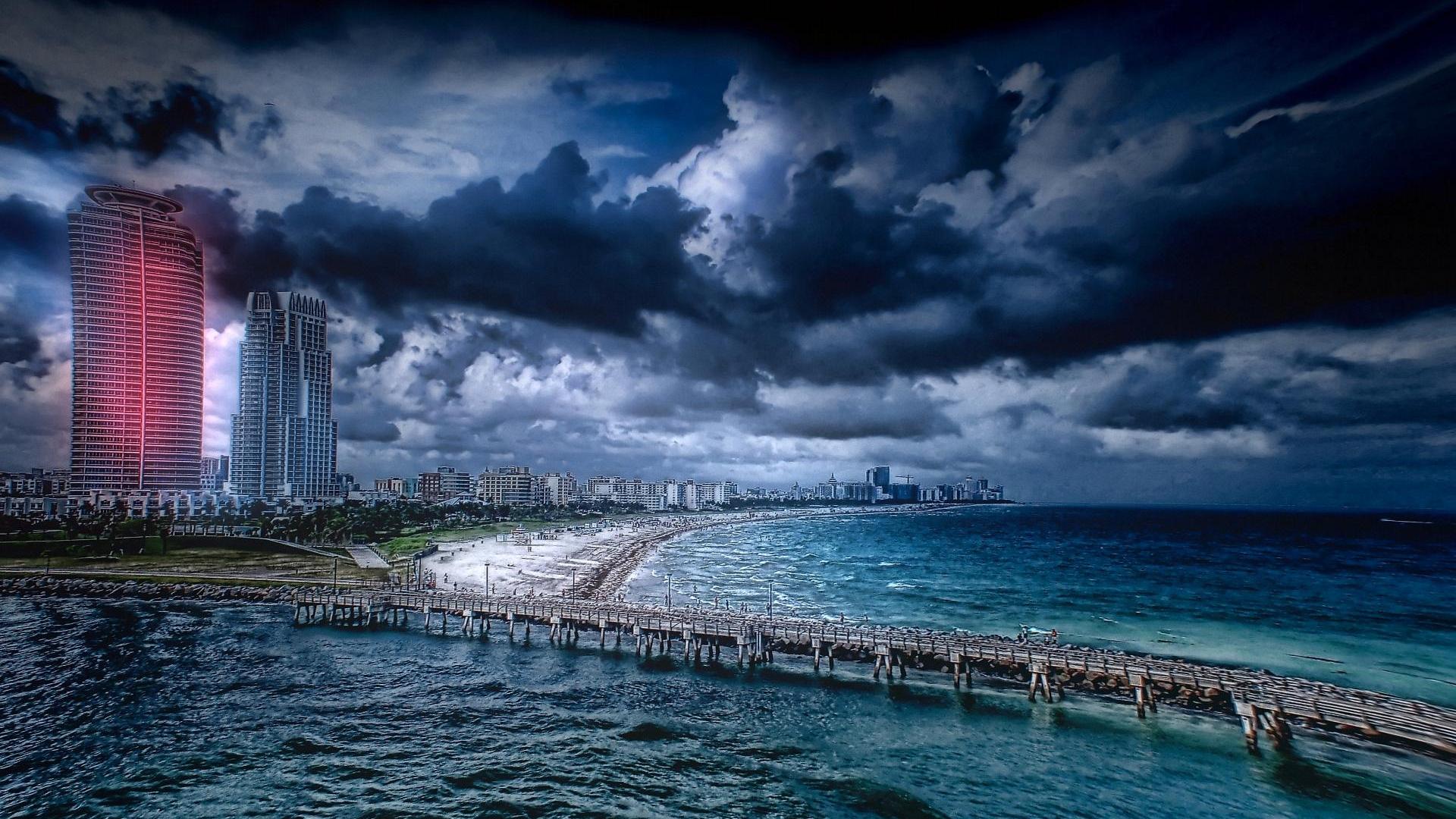 Miami Beach Wallpaper Desktop Image
