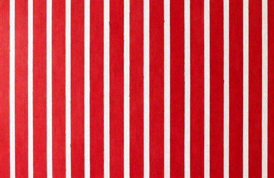 Red And White Striped Wallpaper