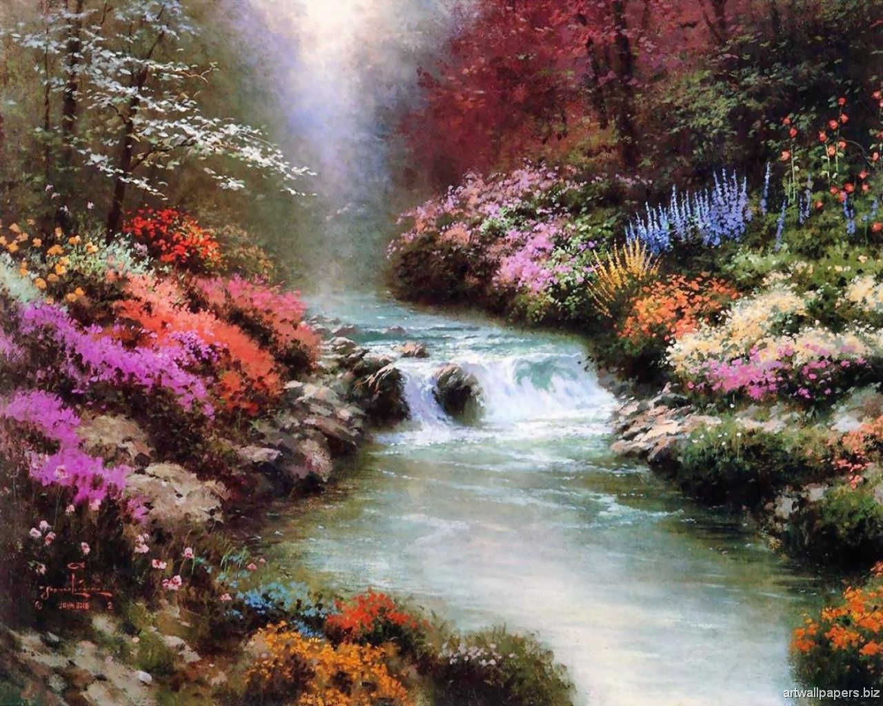 Thomas Kinkade Wallpaper and Screensavers - WallpaperSafari