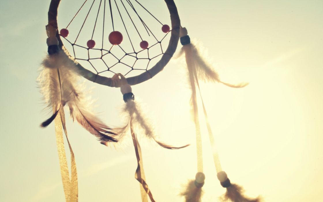 Dreamcatcher Native American Bokeh Mood Spirit Dream Feathers