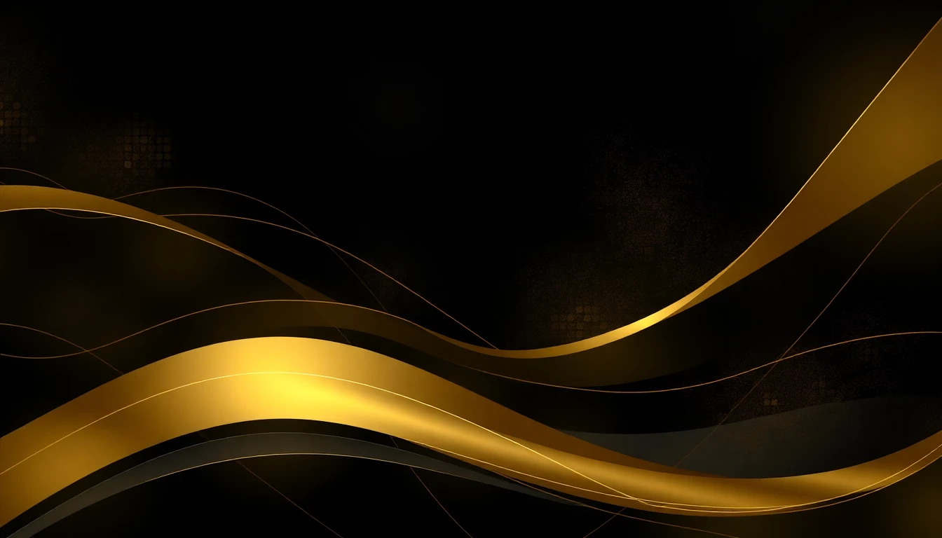 Black And Gold Computer Wallpaper