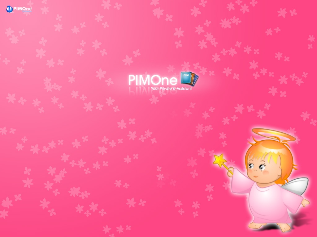 Pimone Pink Angel Wallpaper Stock Photos