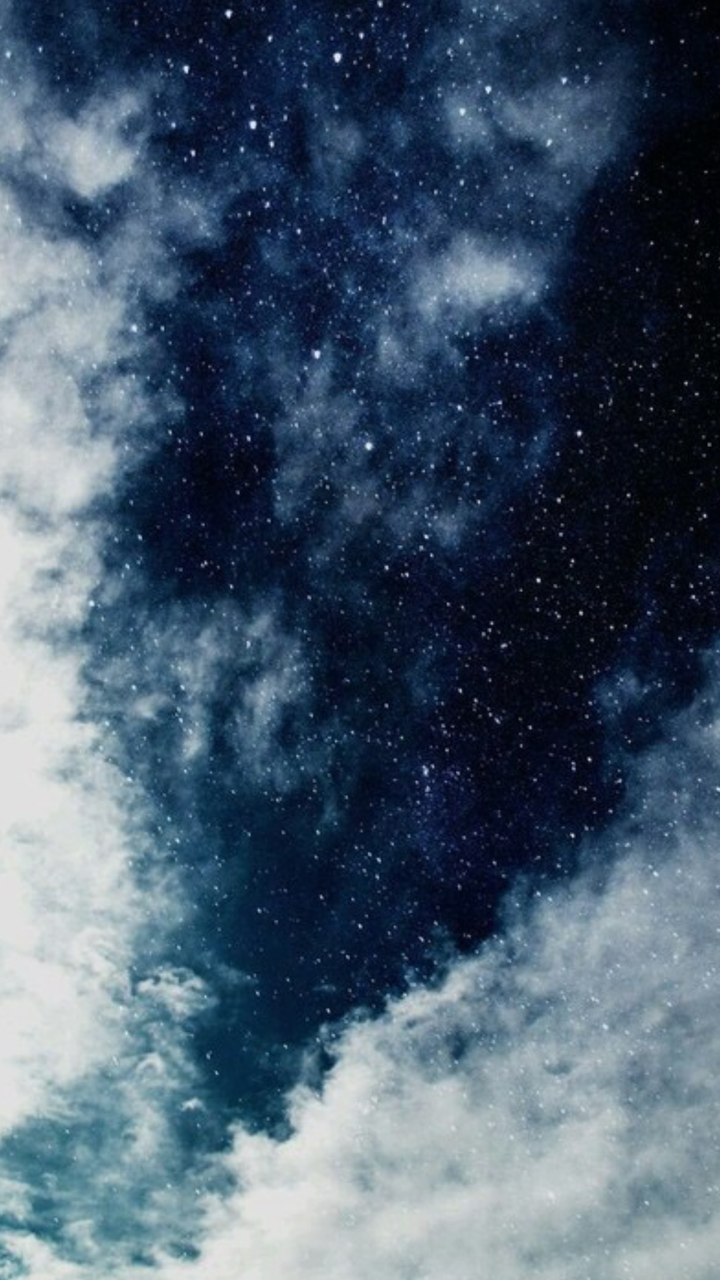 Tumblr Dark Blue Sky Aesthetic