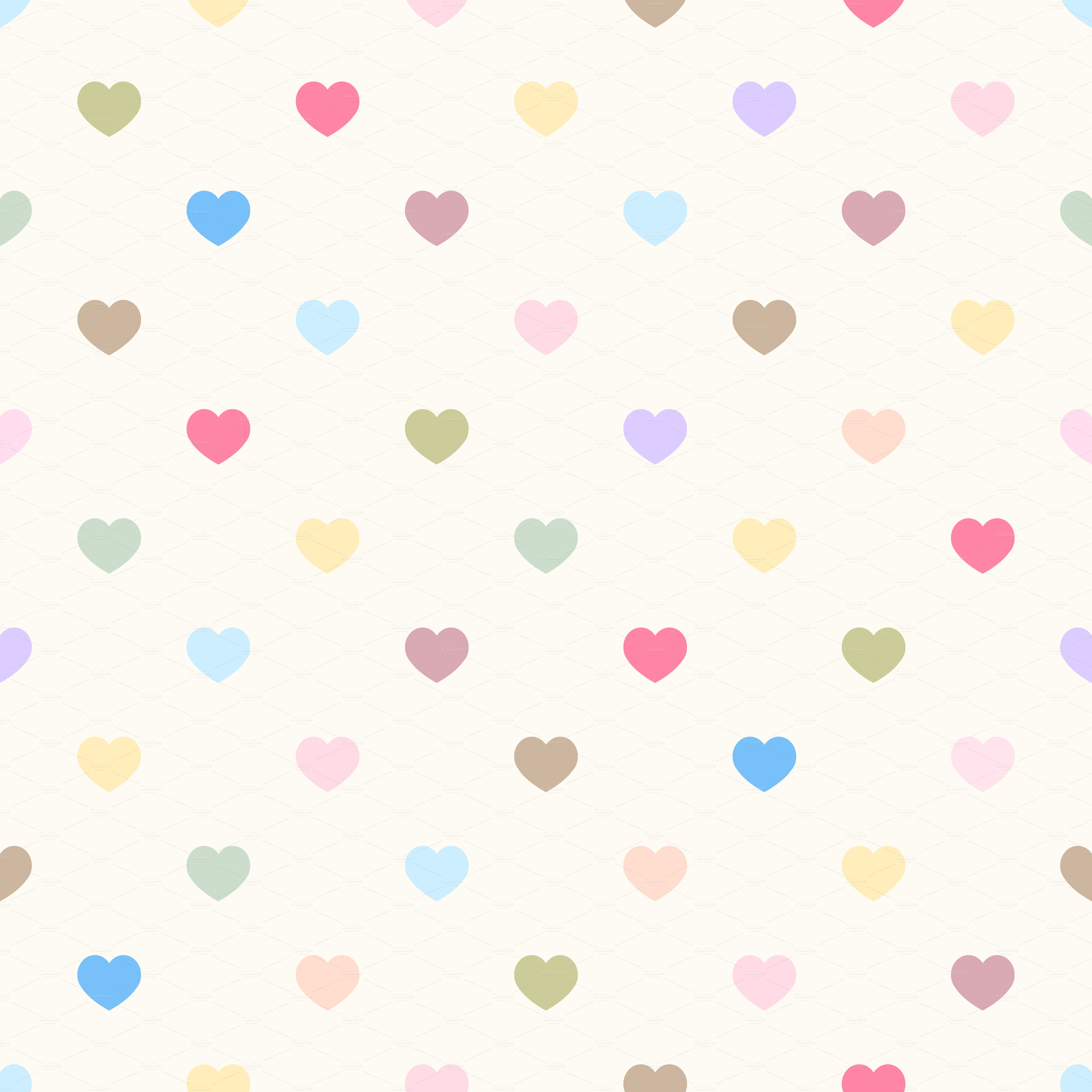 Cute Hearts Background WallpaperSafari