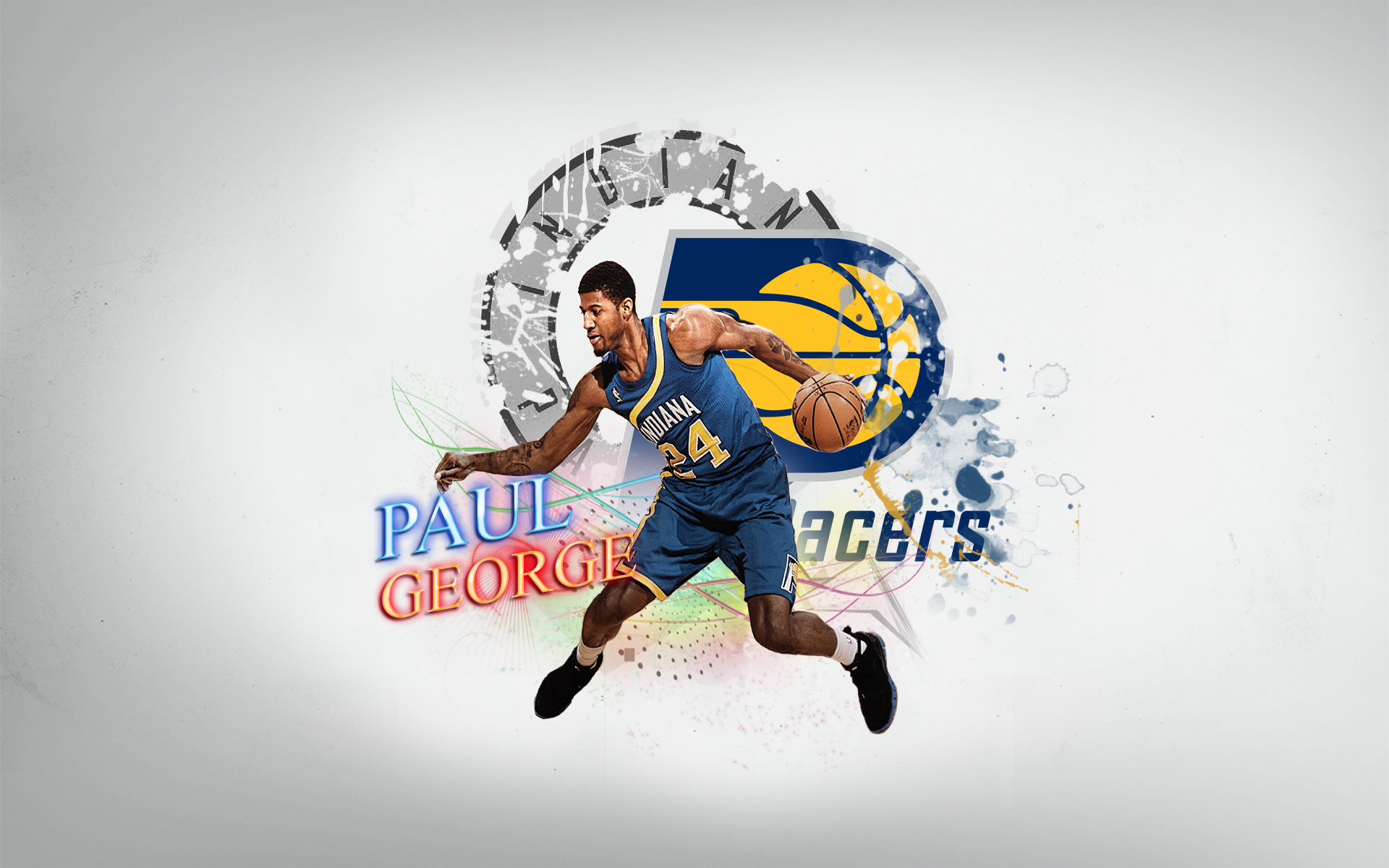 Paul George Indiana Pacers by 31ANDONLY