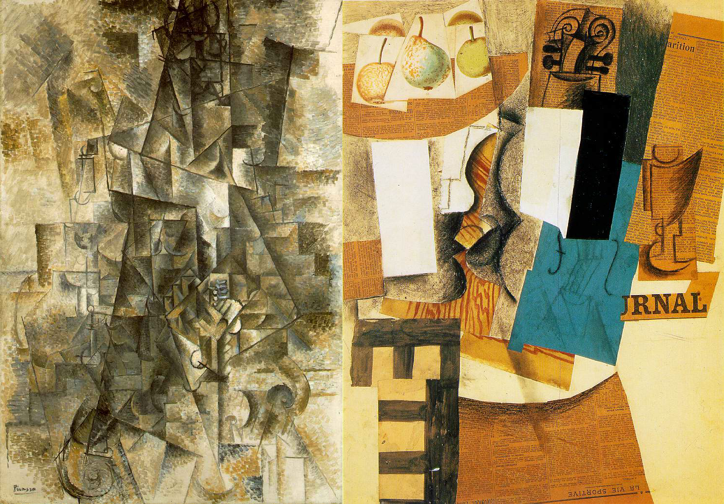 Picasso Cubist Paintings Widescreen Wallpaper
