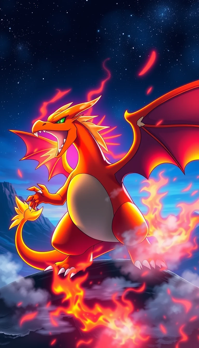 Charizard Phone Wallpaper