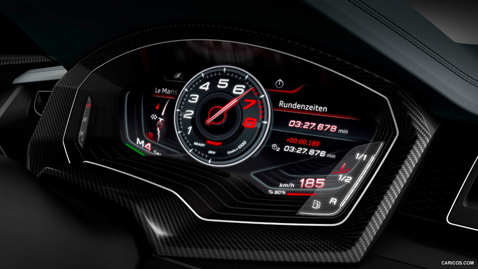 Audi Sport Quattro Concept Instrument Cluster HD