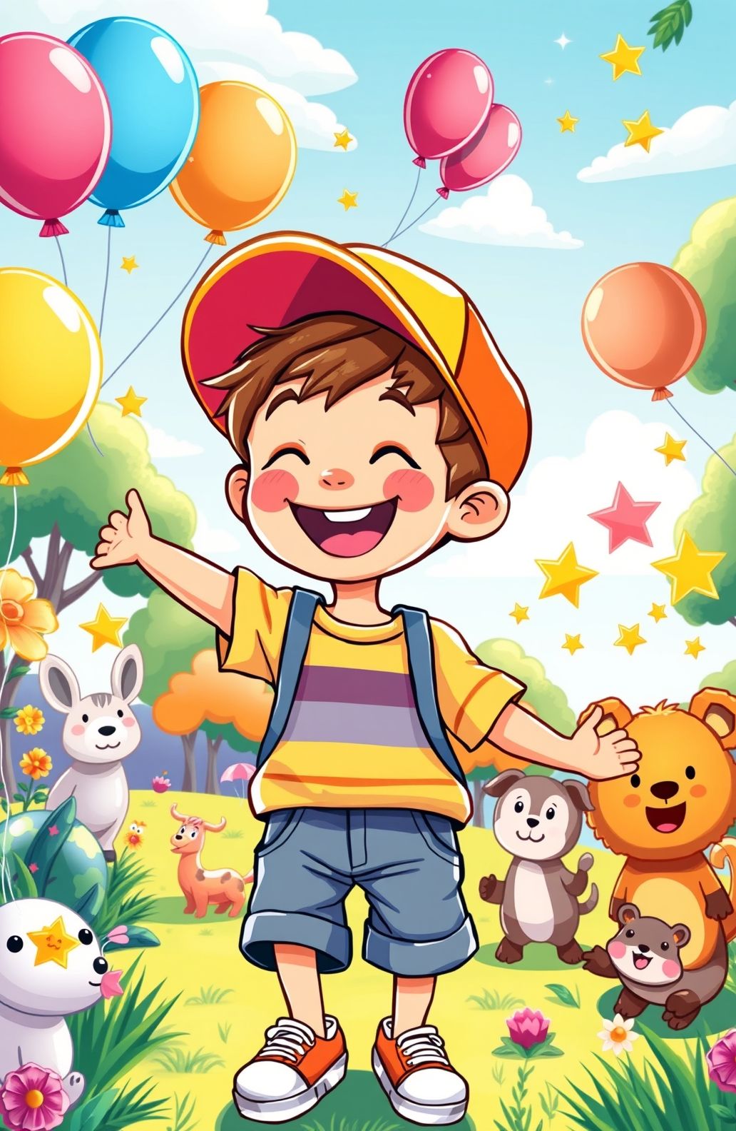 Cartoon Boy Wallpaper