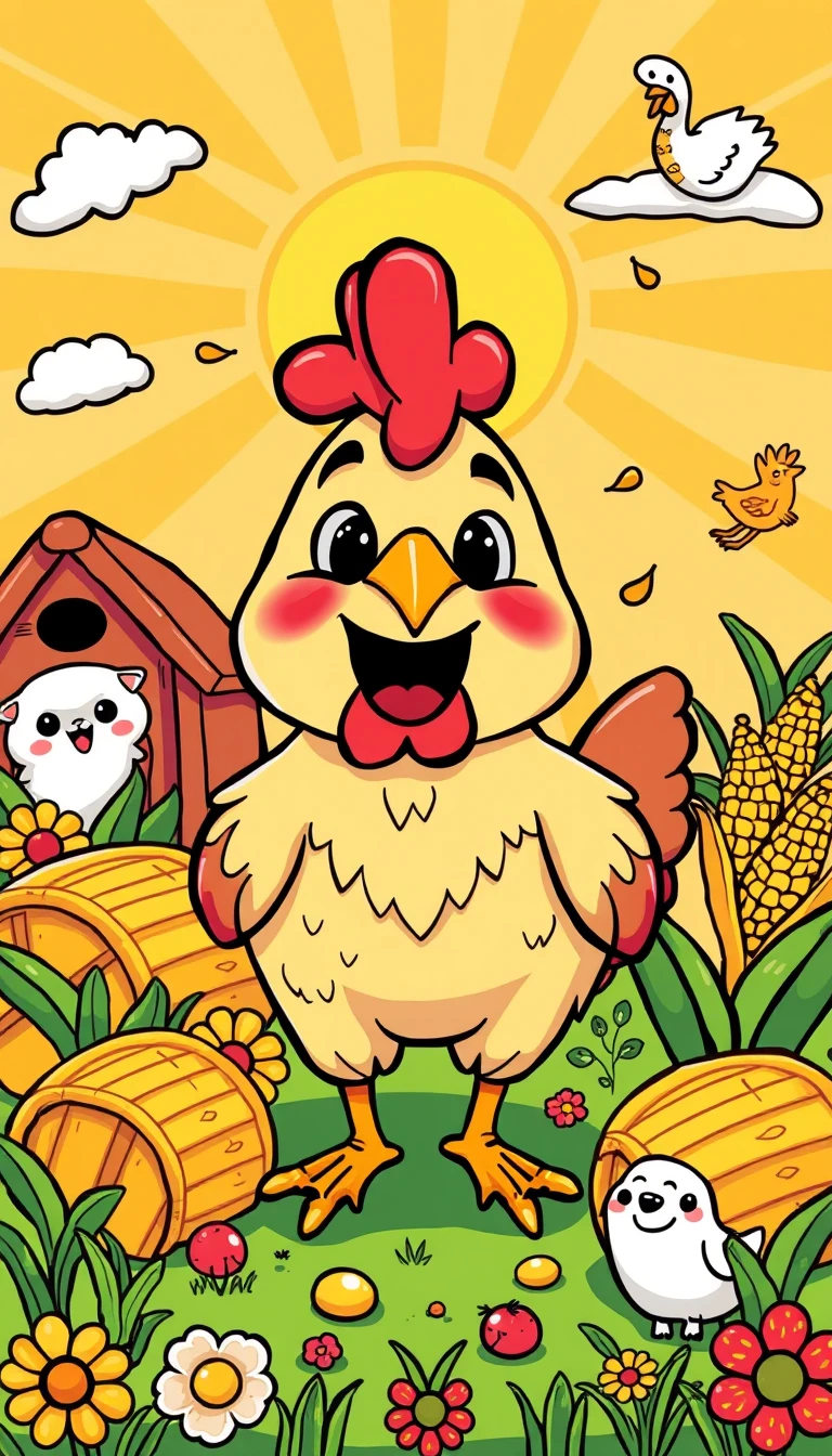 Funny Chicken Wallpaper