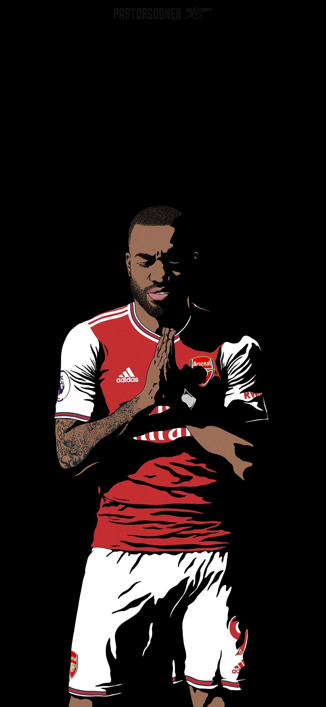 Lacazette In Adidas Wallpaper R Gunners