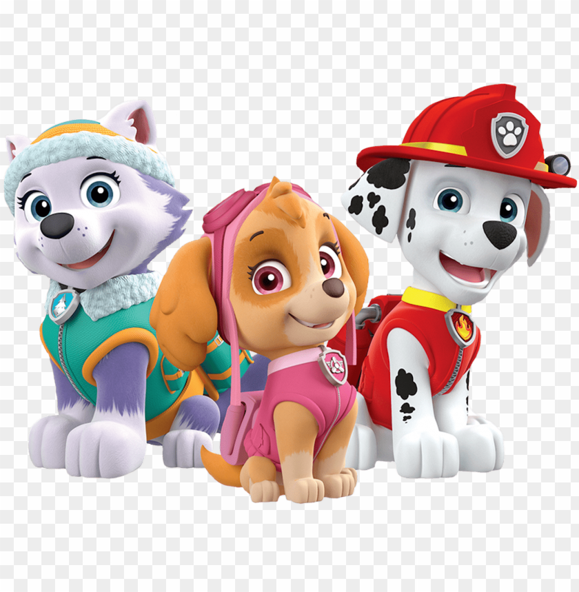 Marshall Skye Everest Paw Patrol Clipart Png Clip Art
