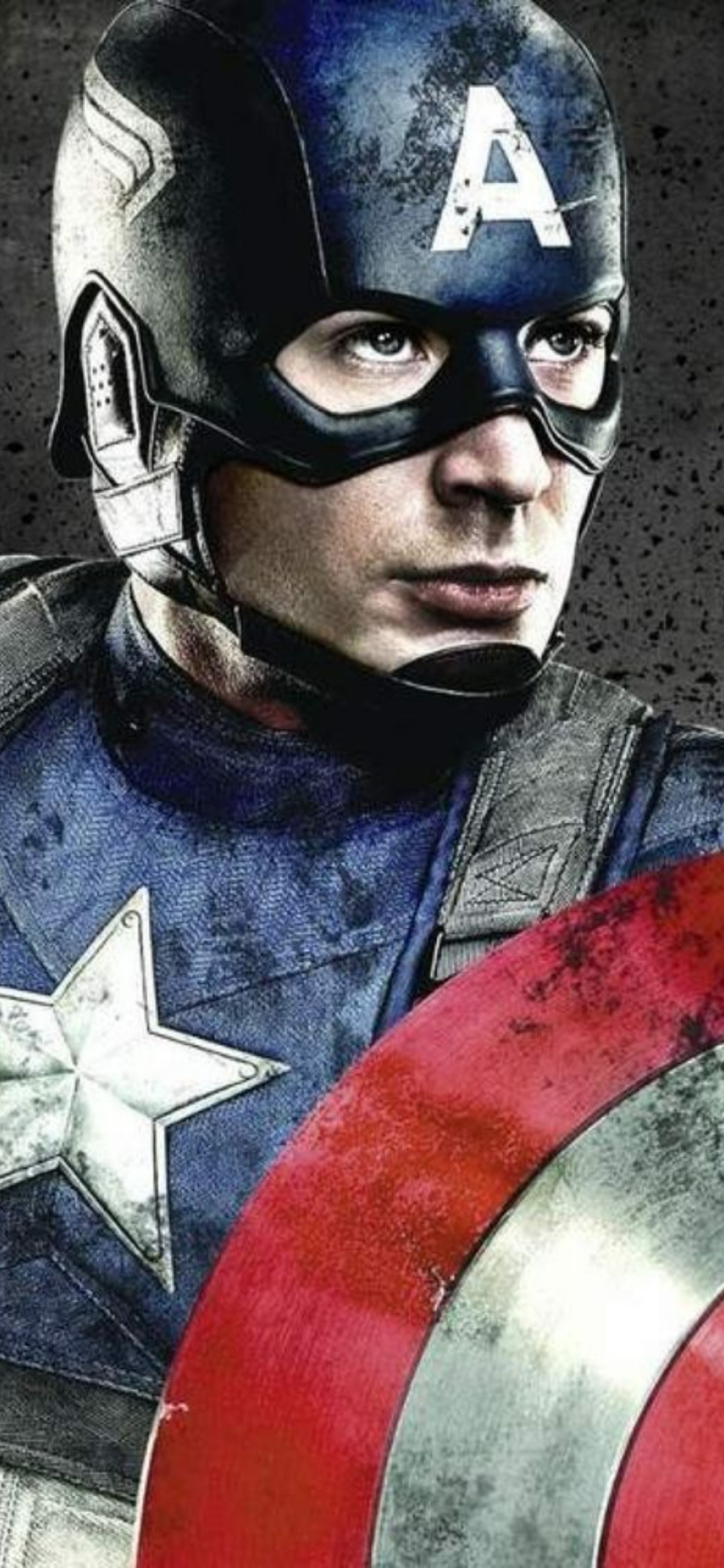 Captain America Logo iPhone Wallpaper