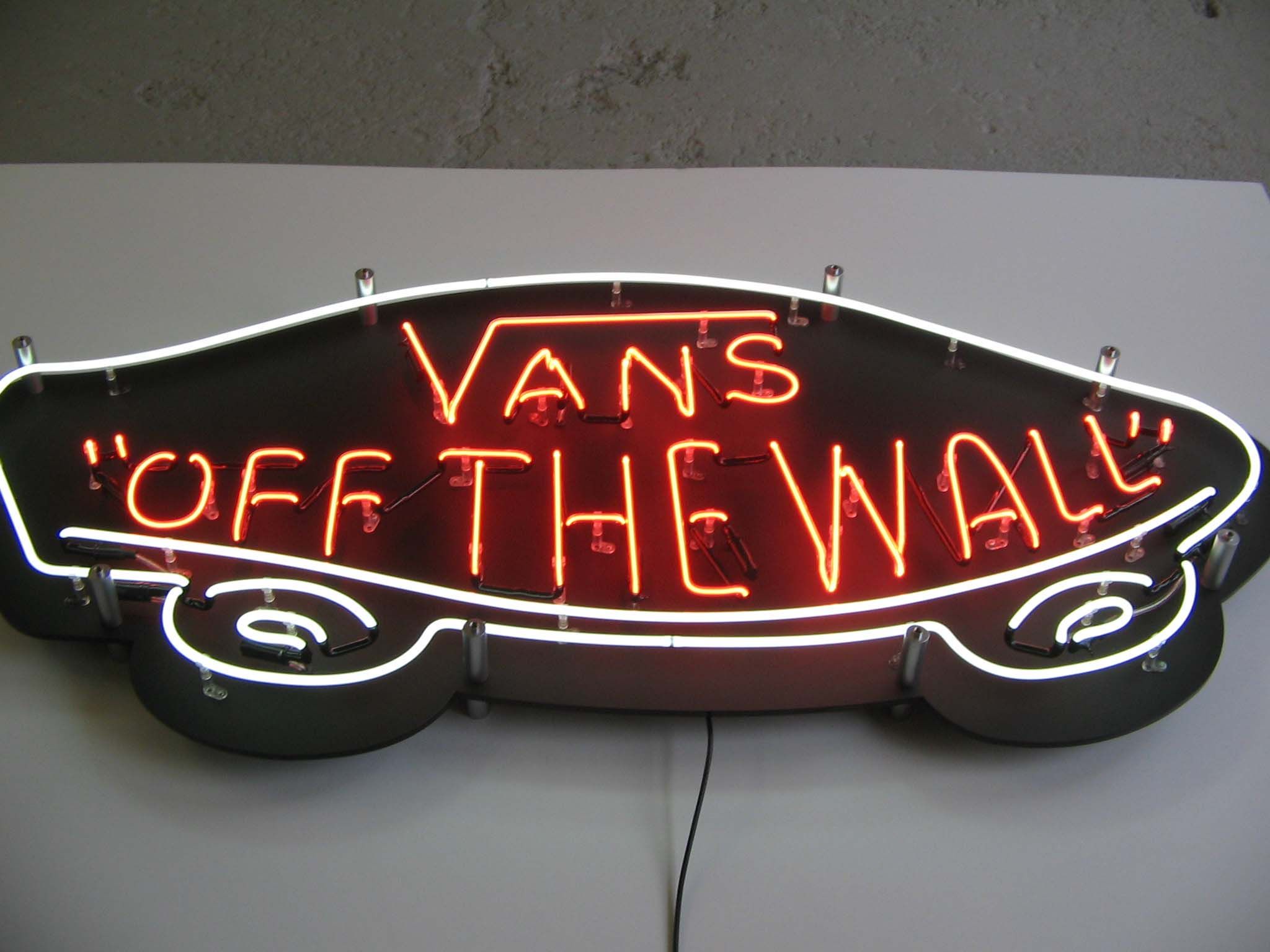 Neon Vans Off The Wall Wallpaper On