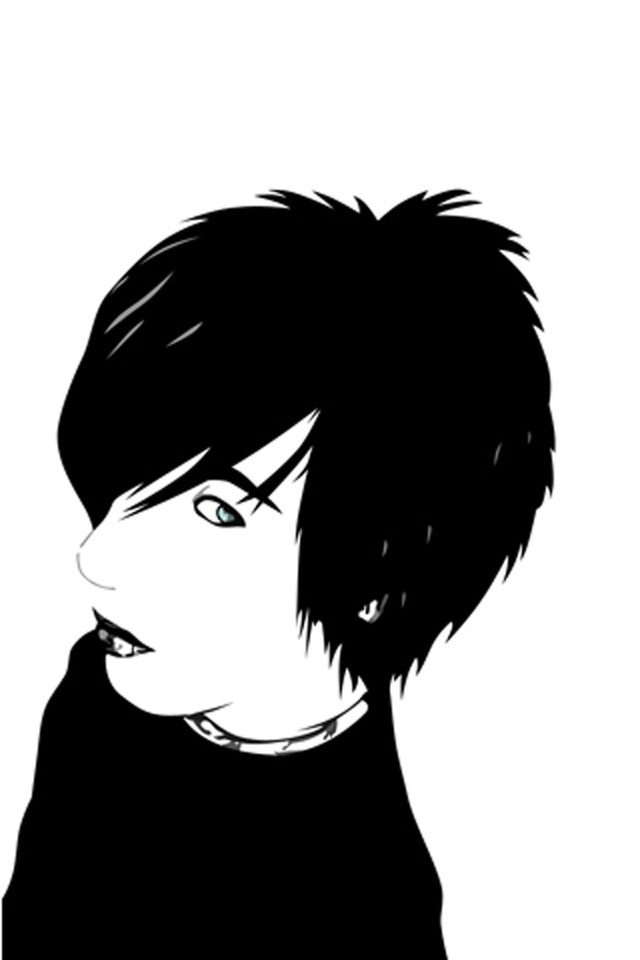 EMO Boy iPhone Wallpaper and iPhone 4S Wallpaper