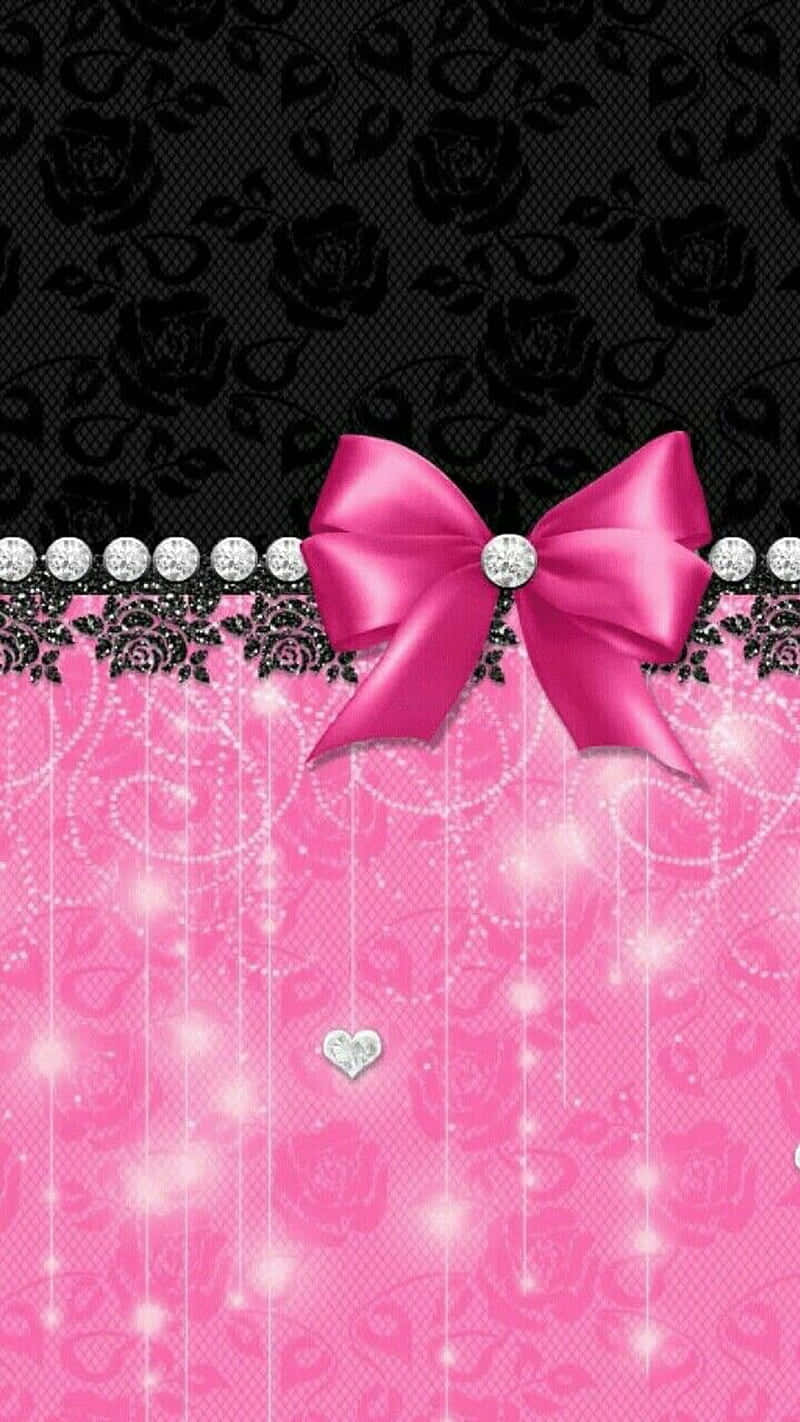 Pink Black And White Wallpaper