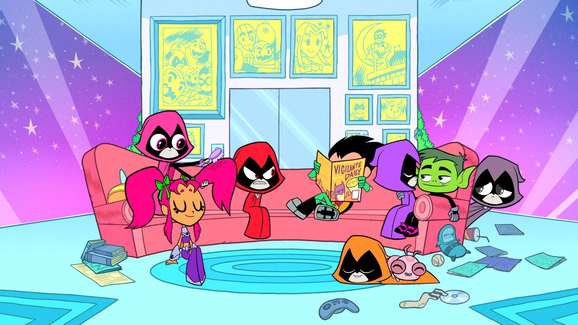 Teen Titans Go Colors Of Raven Clip And Image
