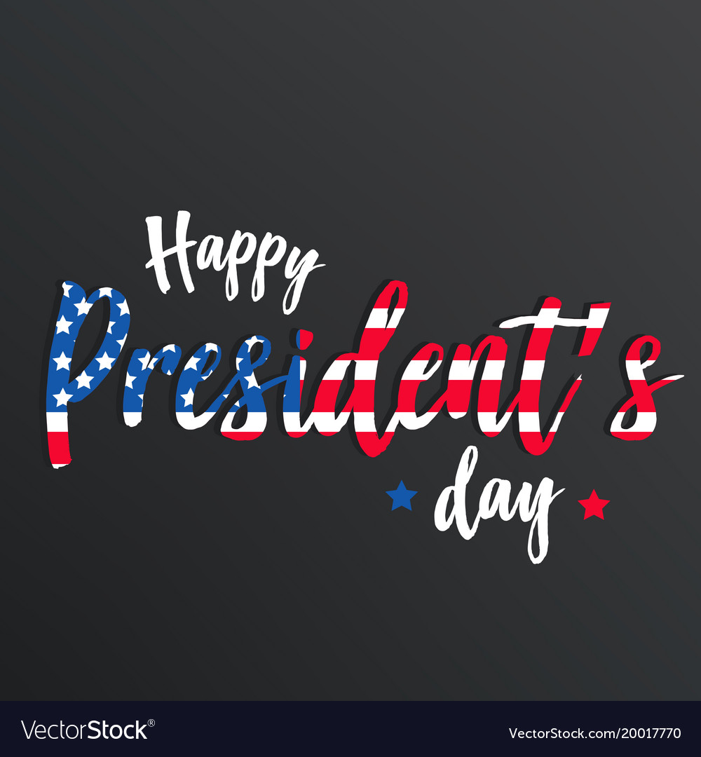President Day Vector Image
