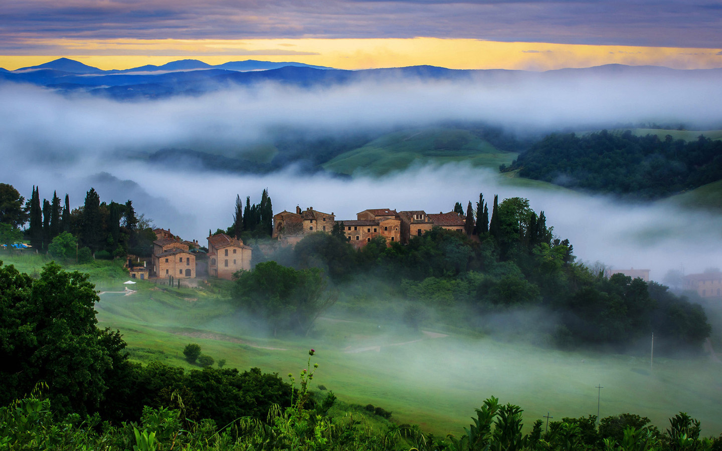 Tuscan Countryside Wallpaper HD S