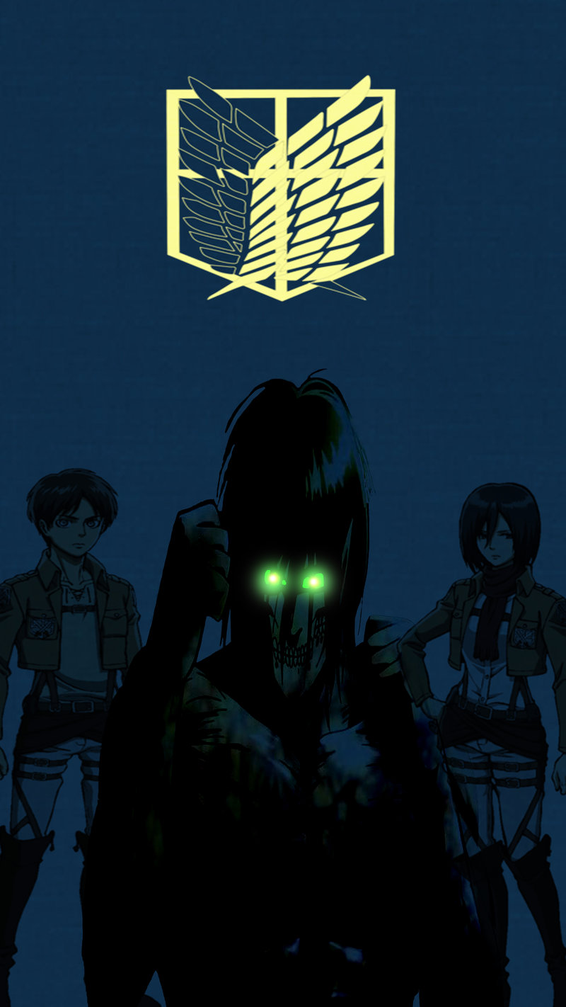 Attack On Titan Phone Wallpaper By Darktimeplay