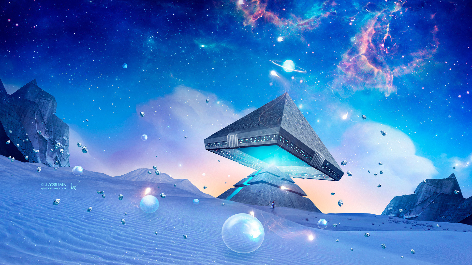 Sci Fi Landscape HD Wallpaper And