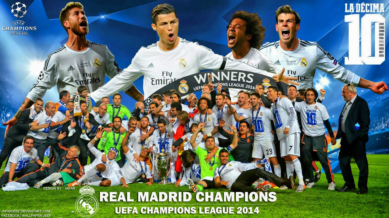 Real Madrid La Decima HD Wallpaper Catatan Madridista