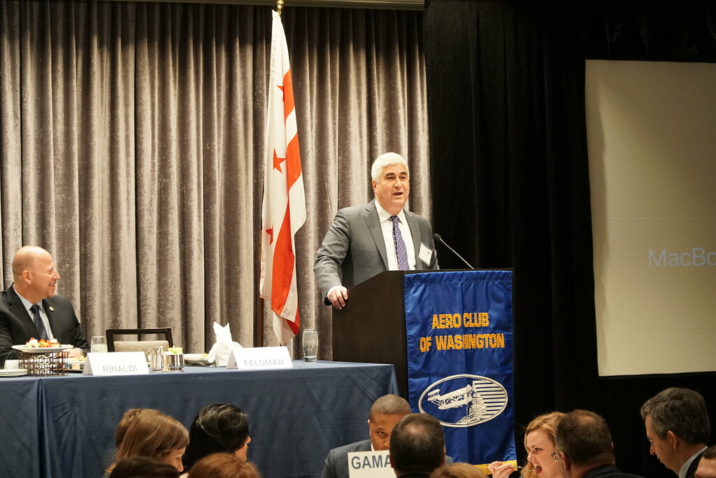 Natca President Paul Rinaldi Speaks At Aero Club Luncheon