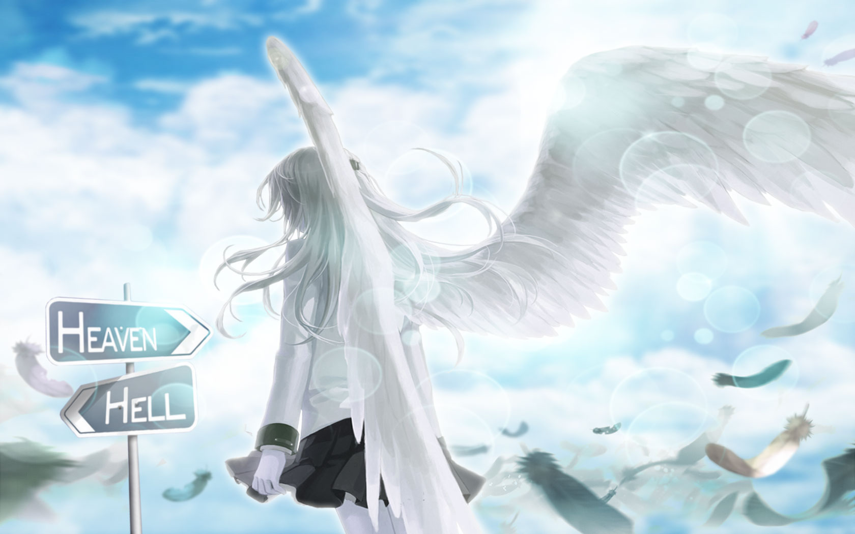 Anime Angel Wings Wallpaper I HD Image