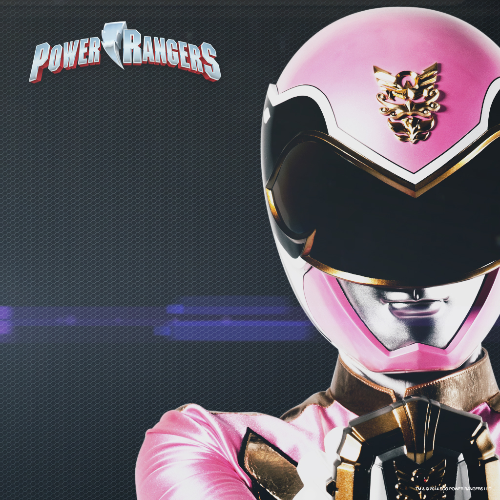 Power Rangers Wallpaper Megaforce Pink Fun iPad For Kids