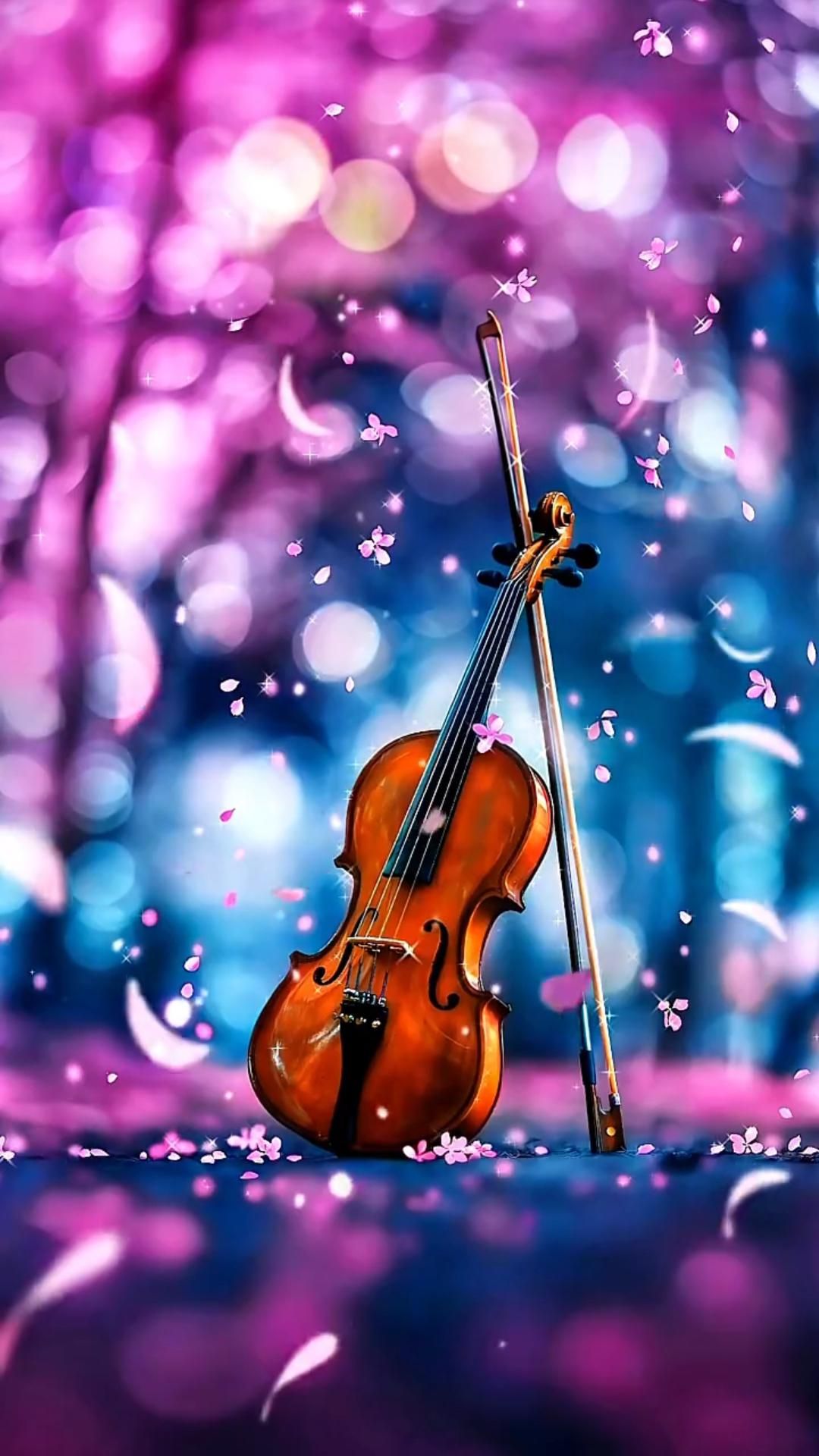 Beautiful Violin Wallpaper