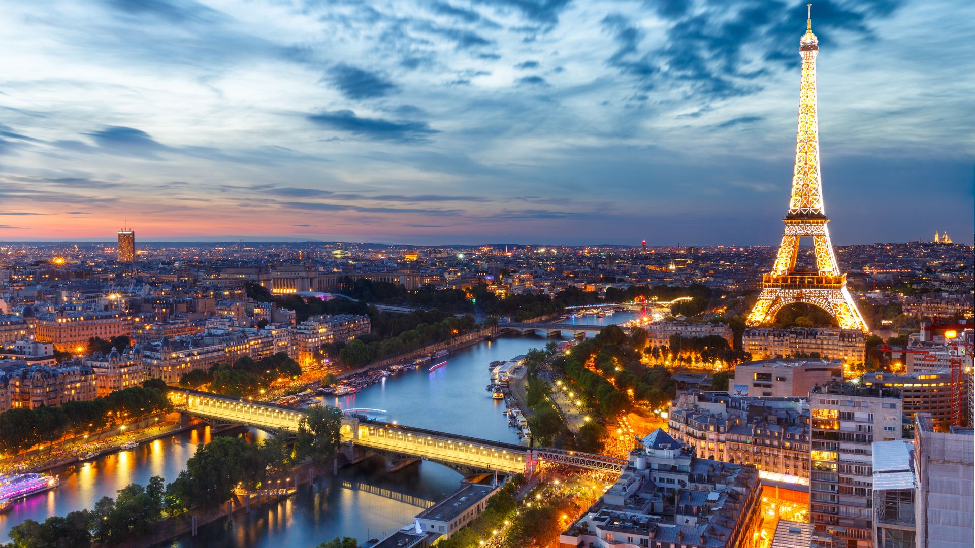  70 Paris Night Wallpapers WallpaperSafari