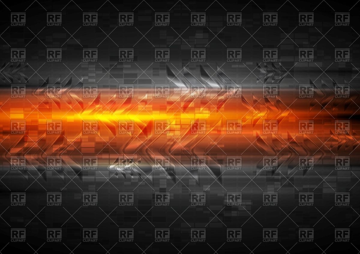 Free download Glowing arrows on black annd orange background Vector Image  of [1200x847] for your Desktop, Mobile & Tablet | Explore 24+ Black With Orange  Background | Wallpaper with Black Background, Orange