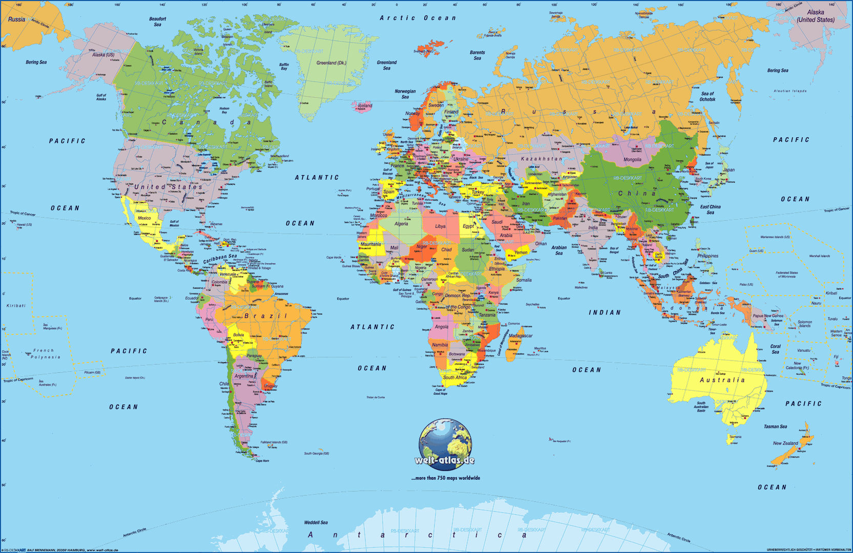 World Map Wallpaper High Resolution