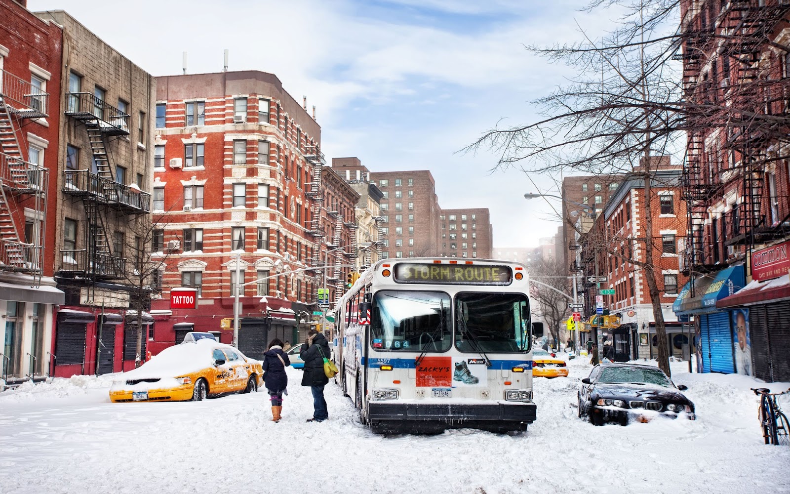 Winter Desktop Wallpaper New York City