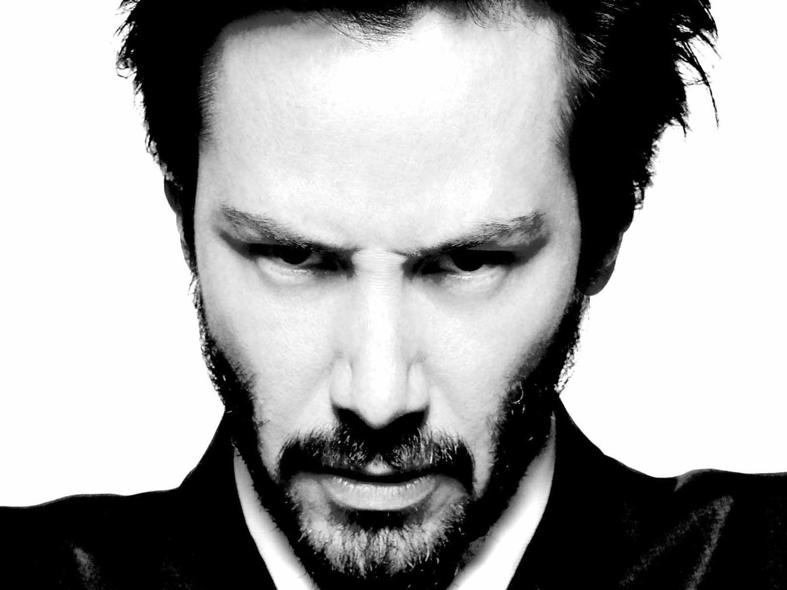 Keanu Reeves Face Wallpaper