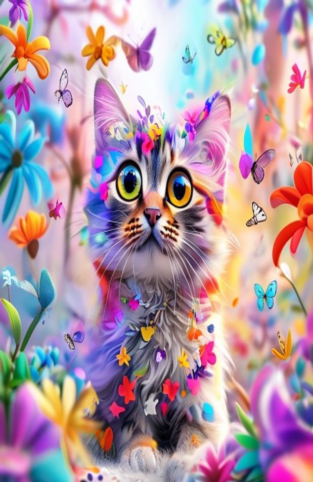 3d Cat Wallpaper