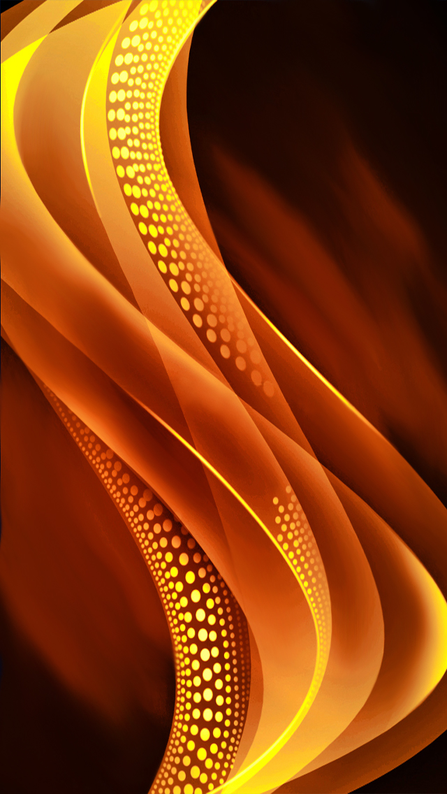 Fire Waves iPhone Wallpaper