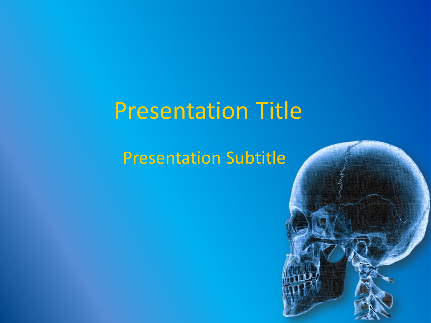 Orthopedics powerpoint template free download medical powerpoints