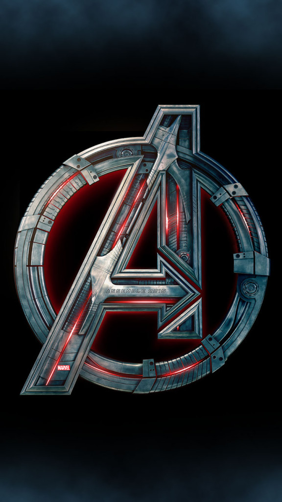 Avengers Age Of Ultron Logo iPhone Wallpaper