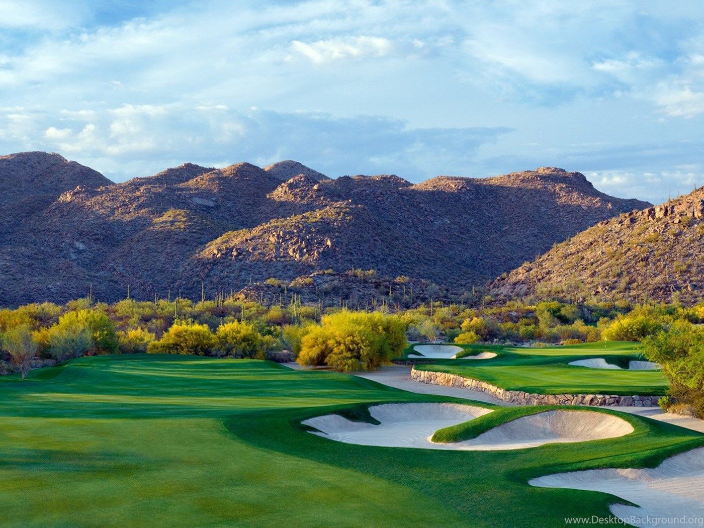 Mountain Golf Course Desktop Wallpaper