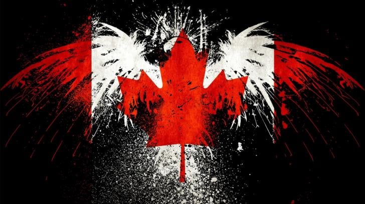 Canada eagle flag wallpaper 1280x800 HQ WALLPAPER