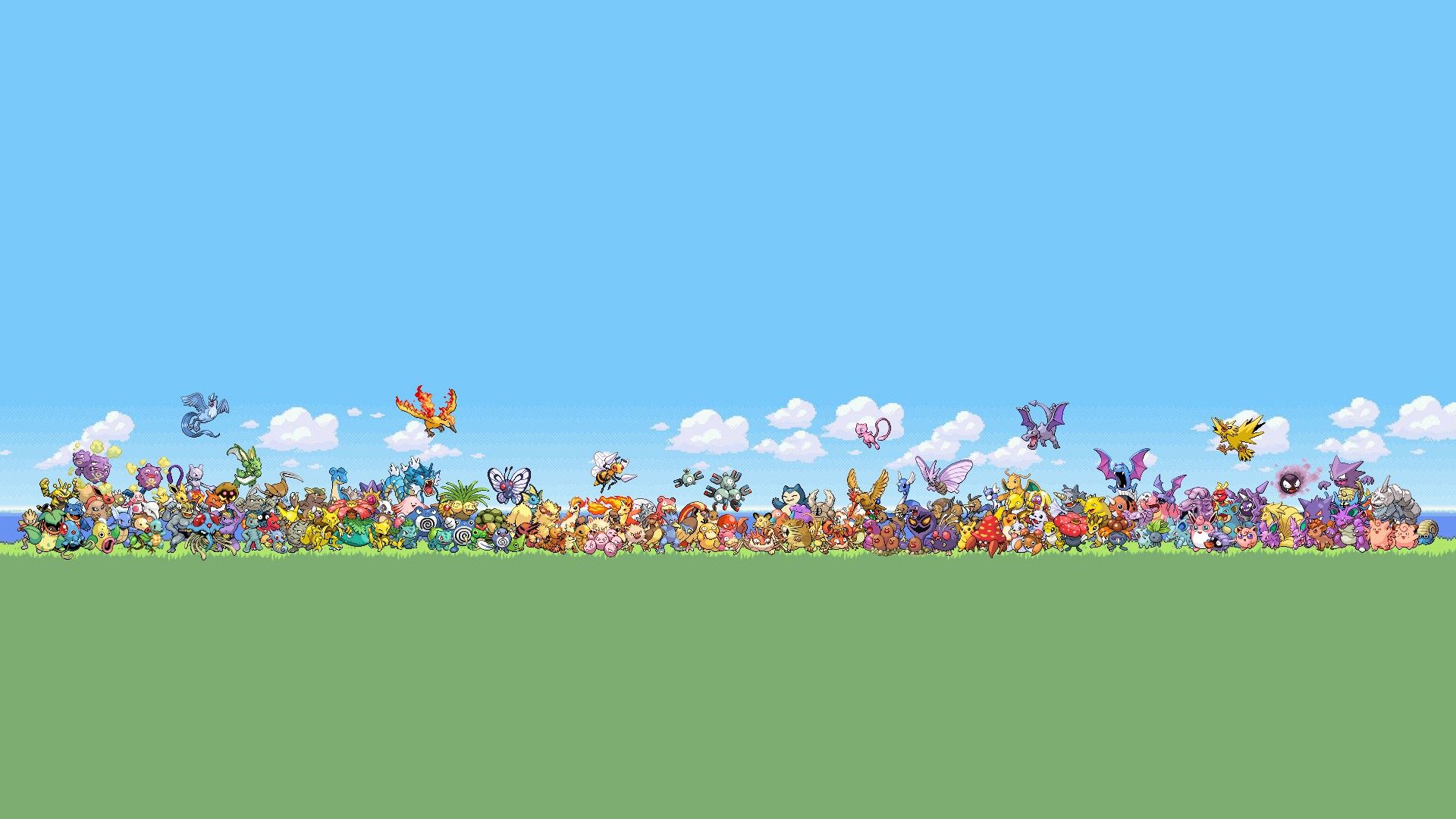 Retro Pokemon Gaming Nature Movies Shows Desktop