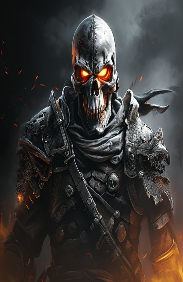 Skull Soldier Wallpaper HD
